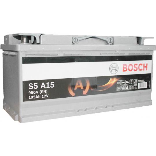 Akumuliatorius BOSCH S5A15 AGM 105 AH 950 EN