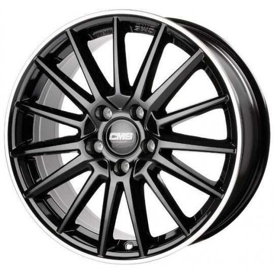 Ratlankiai CMS C23 DIAMOND RIM BLACK GLOSS 5X114,3 R17 7,5 ET48