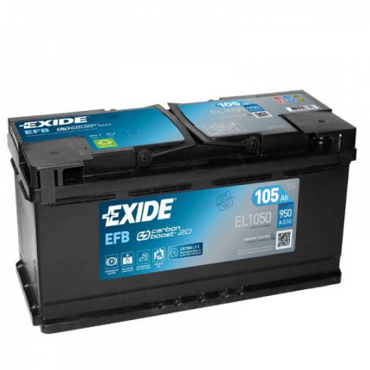 Akumuliatoriai EXIDE EL1050 105 AH 950 EN