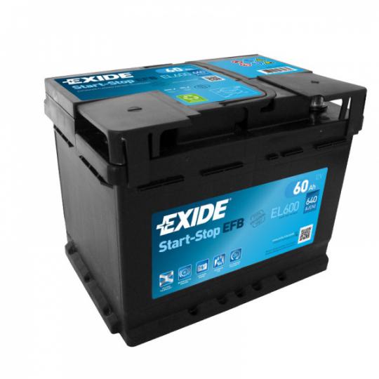 Akumuliatorius EXIDE EL600 60 AH 640 EN