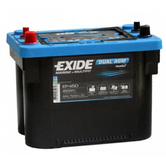 Akumuliatoriai EXIDE EP450 50 AH 750 EN