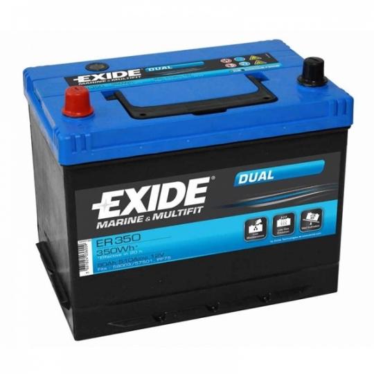 Akumuliatoriai EXIDE ER350 80 AH 510 EN