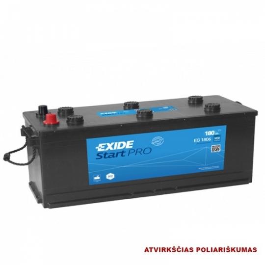 Akumuliatoriai EXIDE 180 AH 1000 EN