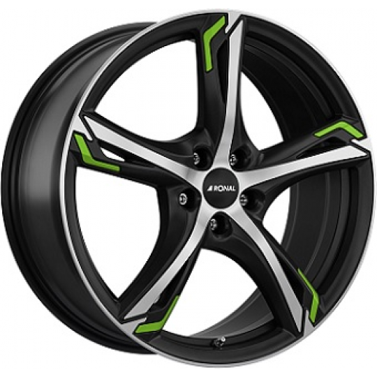 Ratlankiai RONAL R62 GREEN BMFM 5X114,3 R17 7,5 ET40